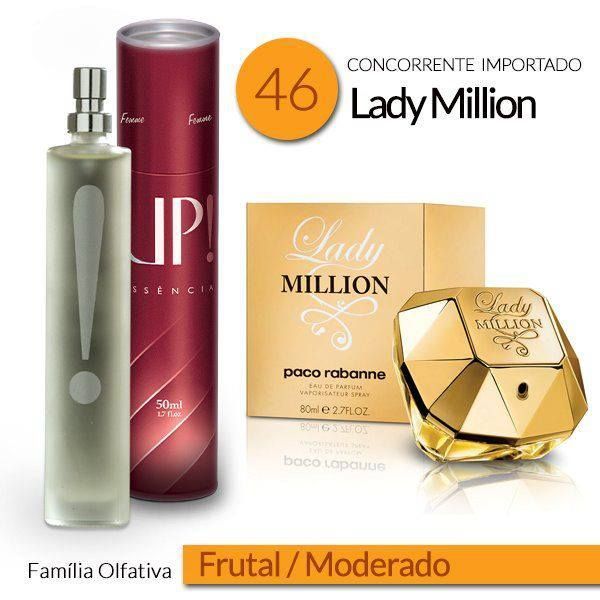 Perfume Feminino 50ml - UP! 46 - Lady Million